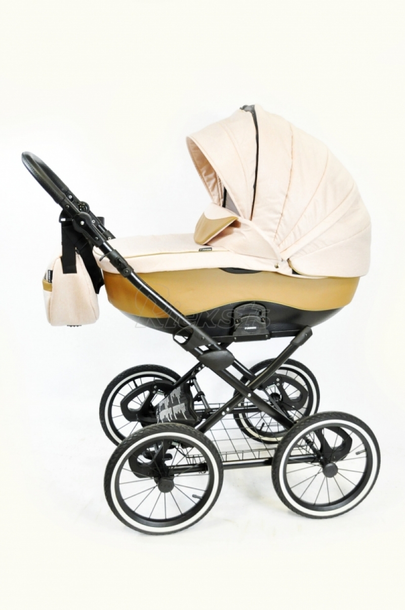 bērnu rati 2in1/3in1 FIRKON Leatherette beige eco