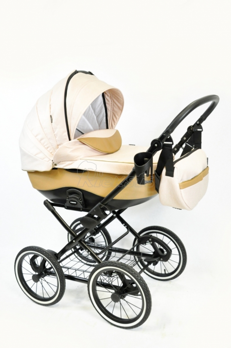 bērnu rati 2in1/3in1 FIRKON Leatherette beige eco