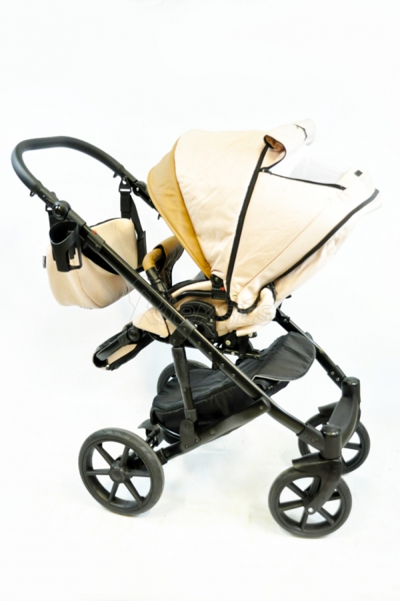 bērnu rati 2in1/3in1 FIRKON Leatherette beige eco