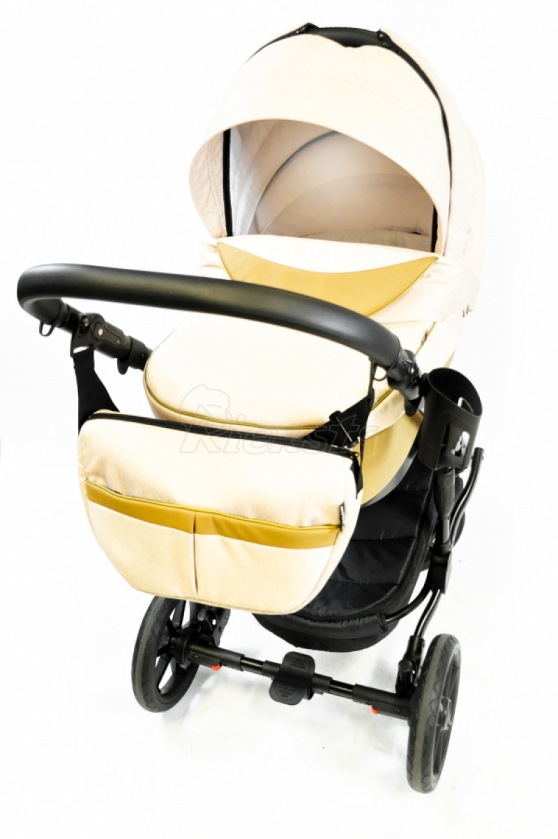 bērnu rati 2in1/3in1 FIRKON Leatherette beige eco