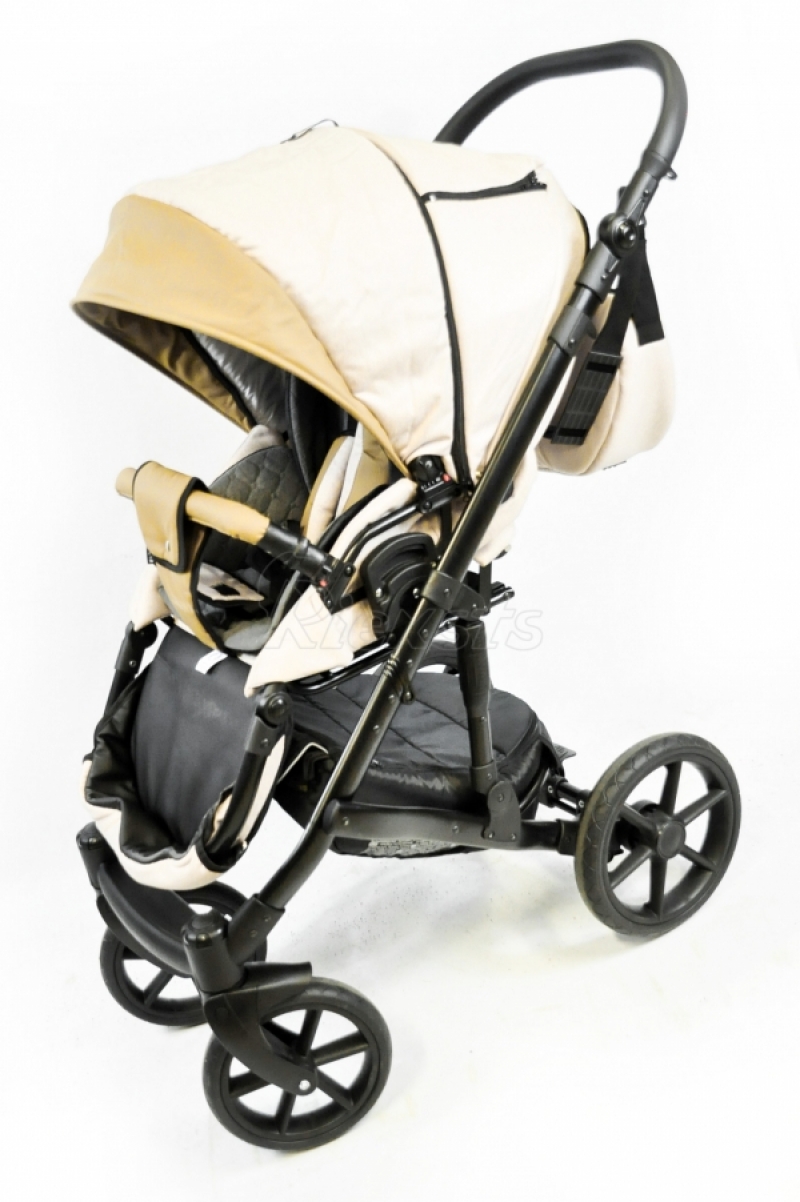 bērnu rati 2in1/3in1 FIRKON Leatherette beige eco