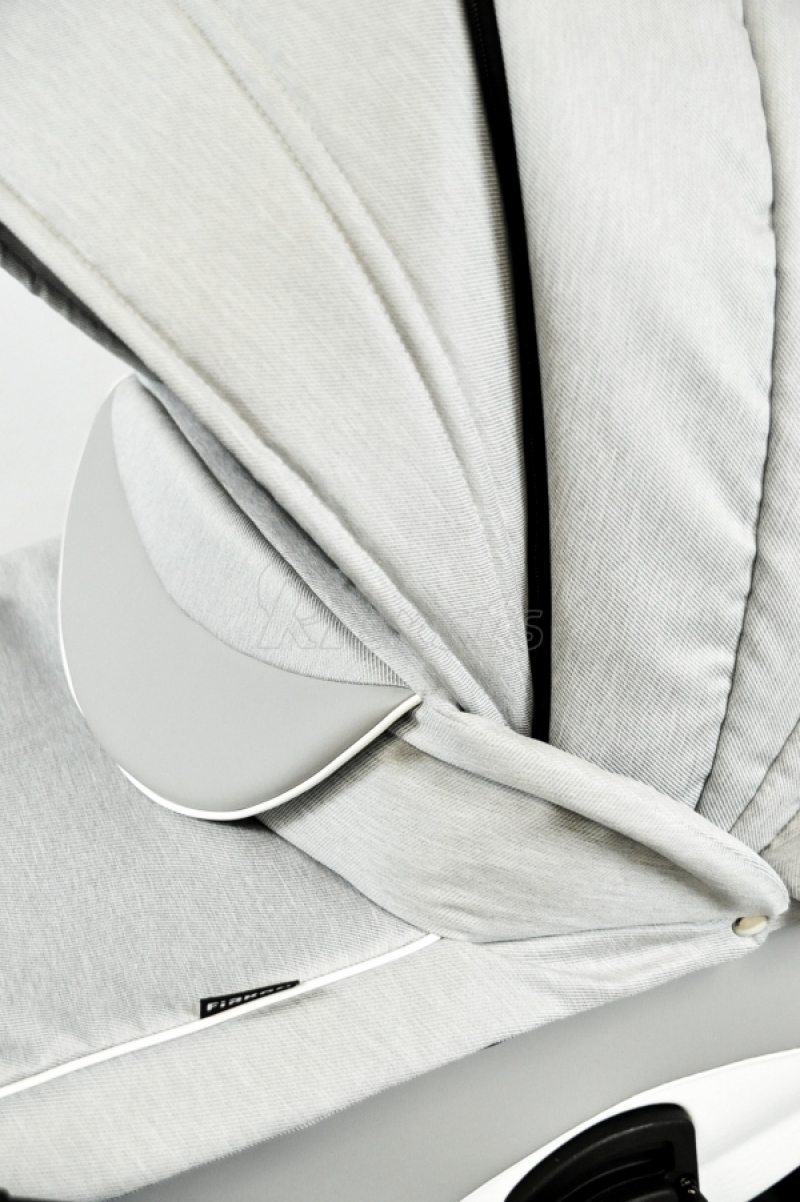 bērnu rati 2in1/3in1 FIRKON Leatherette grey eco