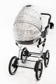 bērnu rati 2in1/3in1 FIRKON Vesta color 22 Classic pelēks audums