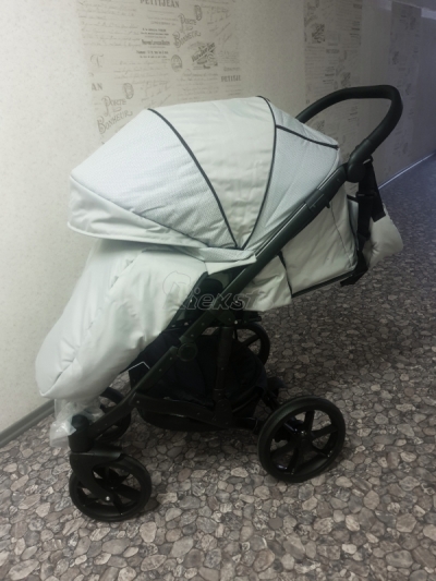 bērnu rati 2in1/3in1 FIRKON Vesta color 21 pelēkais audums