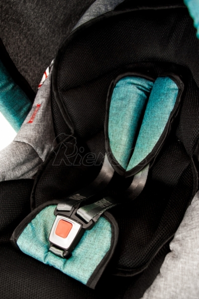 bērnu rati 2in1/3in1 FIRKON Vesta Turquoise color audums