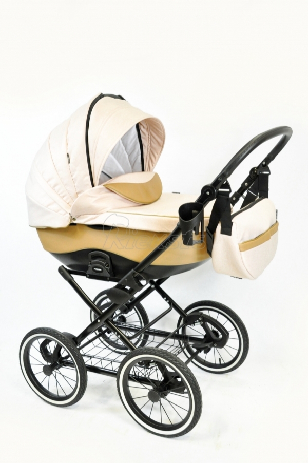 bērnu rati 2in1/3in1 FIRKON Leatherette beige eco