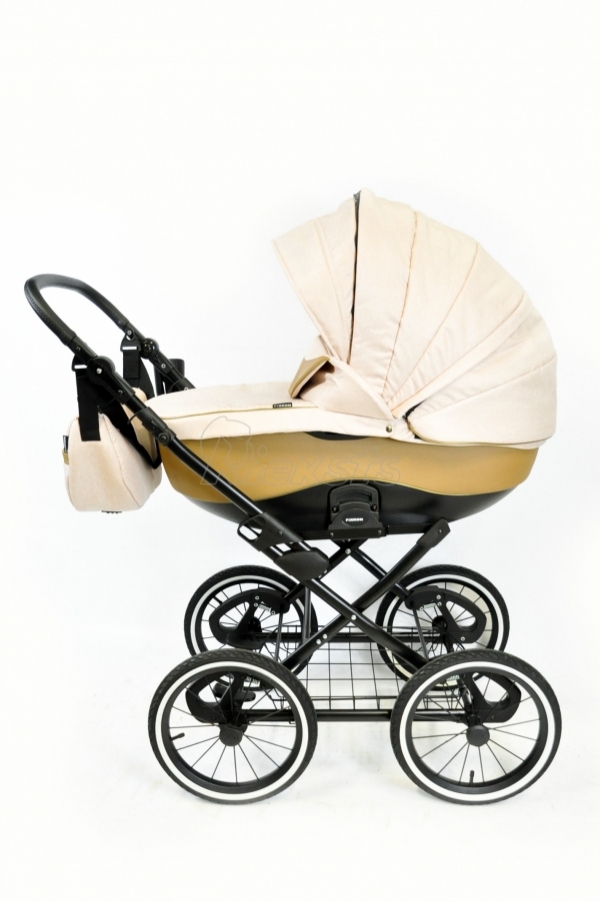 bērnu rati 2in1/3in1 FIRKON Leatherette beige eco