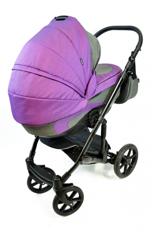 bērnu rati 2in1/3in1 FIRKON Vesta Violet color audums