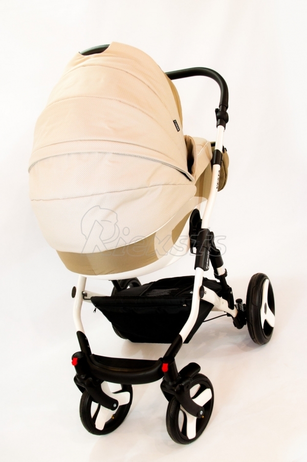 bērnu rati 2in1/3in1 FIRKON Vesta beige textile bēšs audums