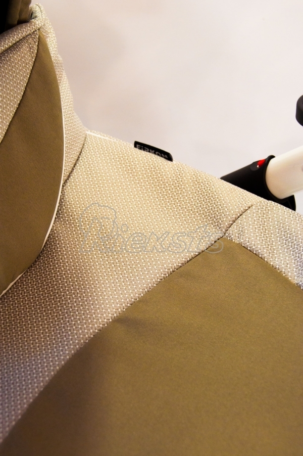 bērnu rati 2in1/3in1 FIRKON Vesta beige textile bēšs audums