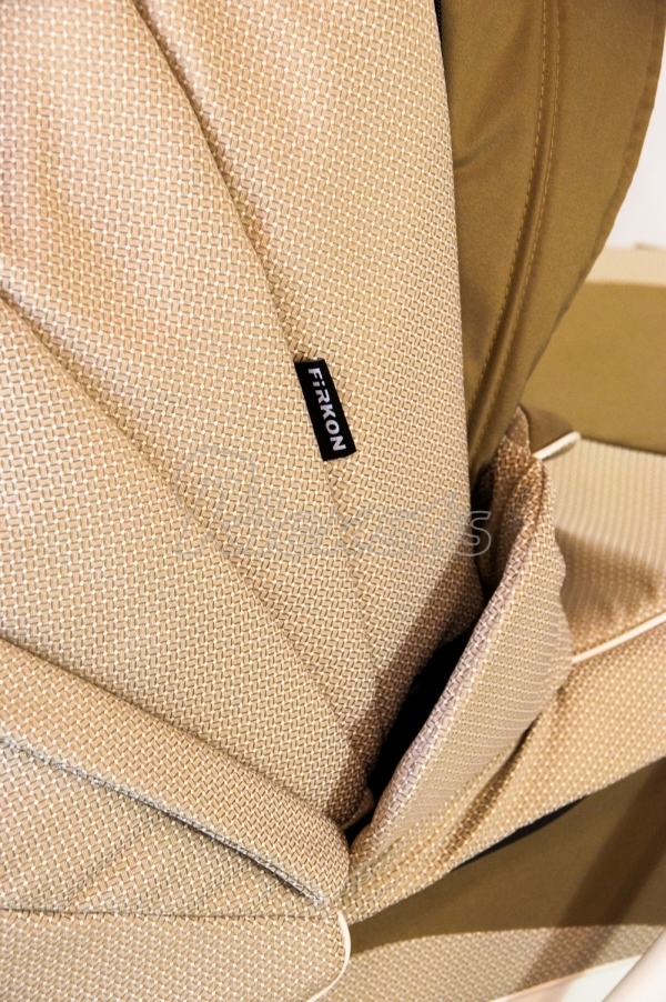 bērnu rati 2in1/3in1 FIRKON Vesta beige textile bēšs audums