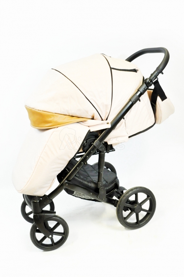 bērnu rati 2in1/3in1 FIRKON Leatherette beige eco