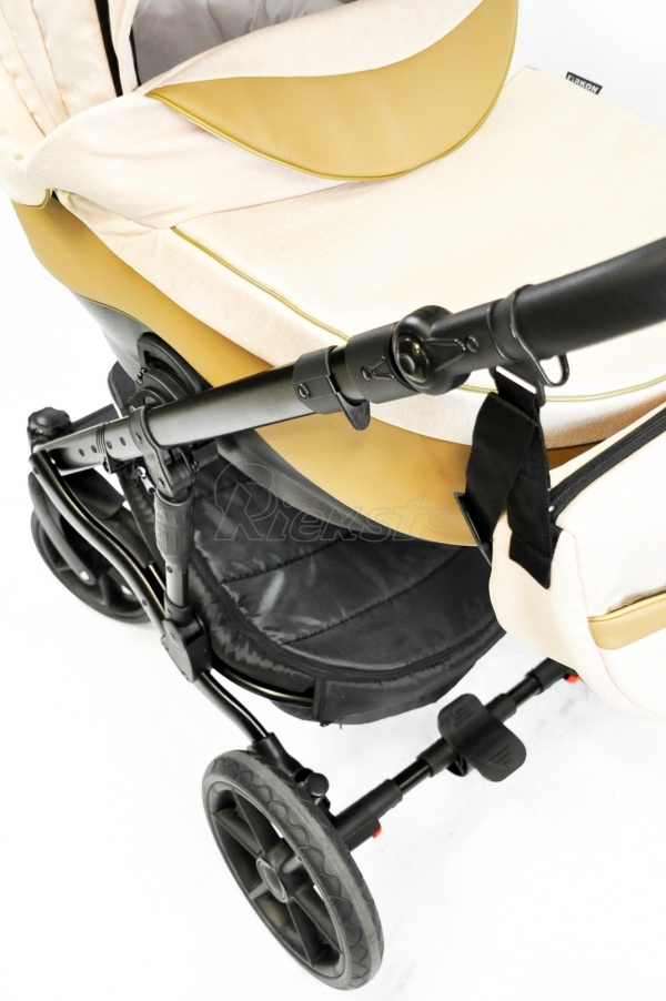 bērnu rati 2in1/3in1 FIRKON Leatherette beige eco