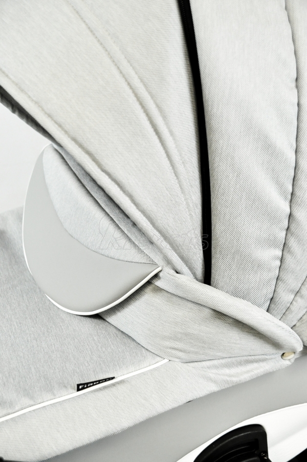 bērnu rati 2in1/3in1 FIRKON Leatherette grey eco