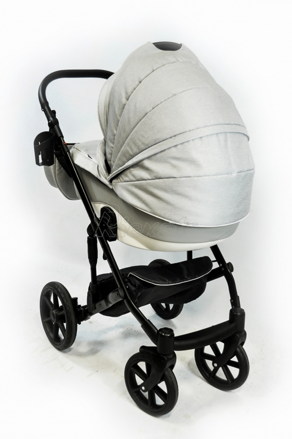 bērnu rati 2in1/3in1 FIRKON Leatherette grey eco