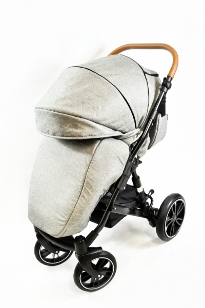 bērnu rati 2in1/3in1 FIRKON Vesta Luxe color 31 pelēkais audums