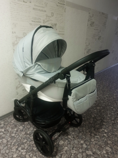 bērnu rati 2in1/3in1 FIRKON Vesta color 21 pelēkais audums