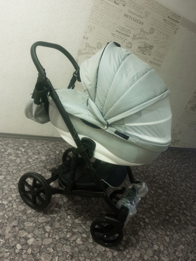bērnu rati 2in1/3in1 FIRKON Vesta color 21 pelēkais audums