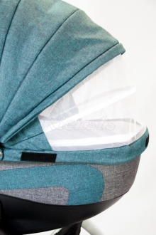 bērnu rati 2in1/3in1 FIRKON Vesta Turquoise color audums